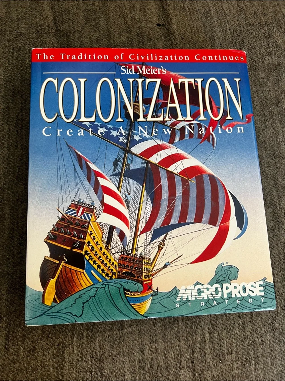 Sid Meier's Colonization (1994) PC Big Box - 100% Complete